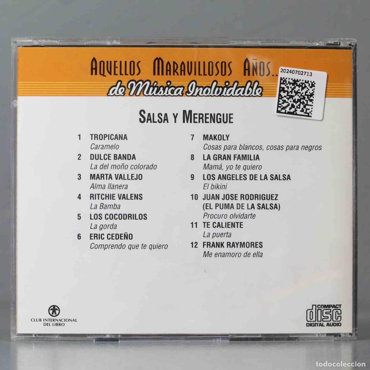 CDs de m&uacute;sica: CD. SALSA Y MERENGUE - Foto 2