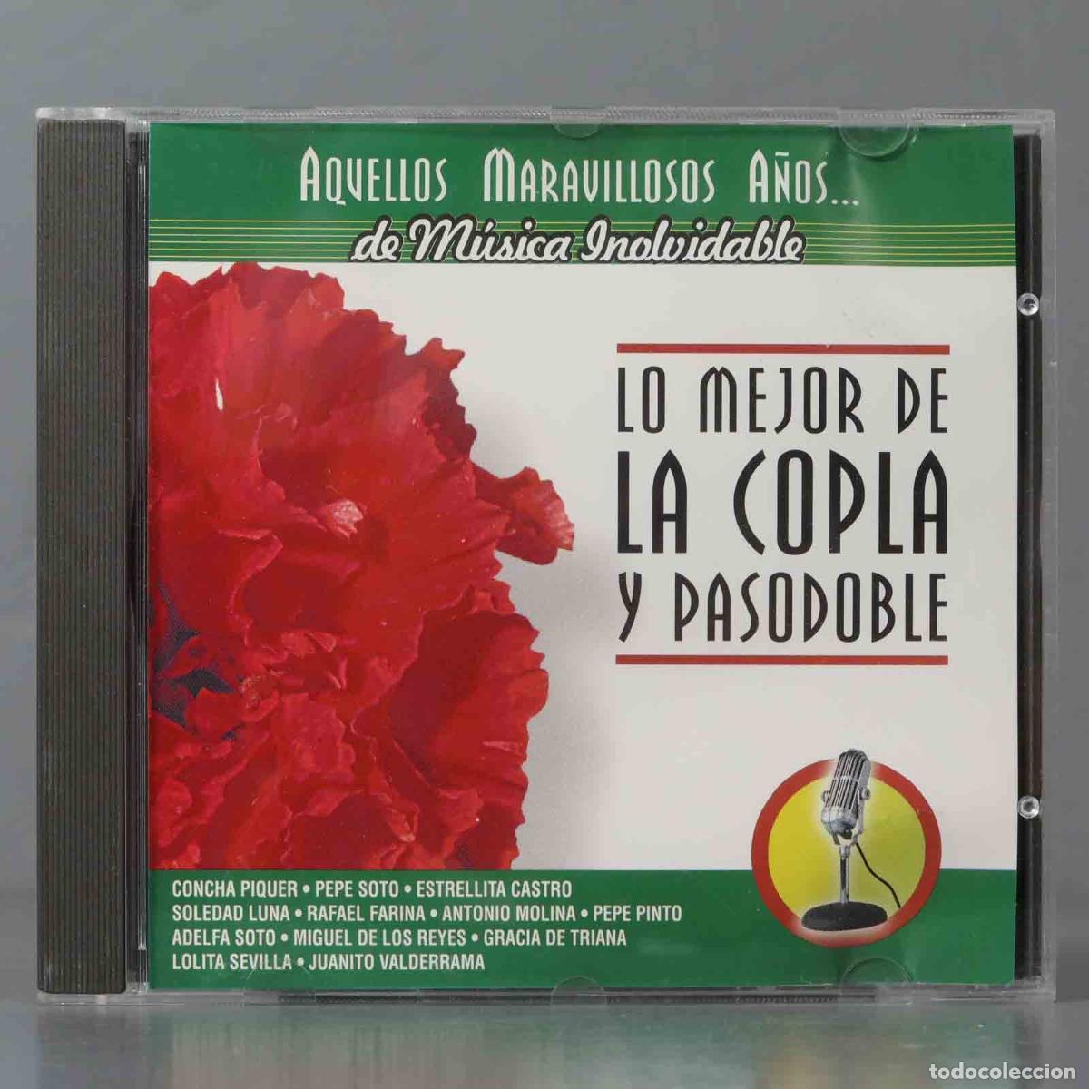 CDs de m&uacute;sica: CD. Lo MEJOR DE LA COPLA Y PASODOBLE - Foto 1