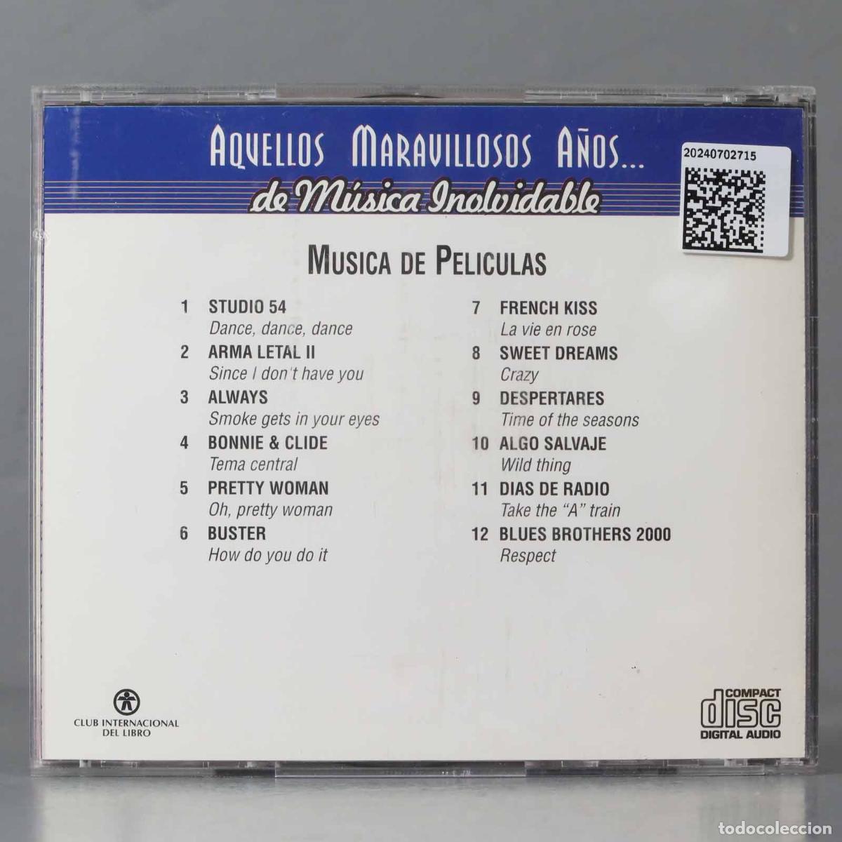 CDs de m&uacute;sica: CD. MUSICA DE PELICULAS - Foto 2