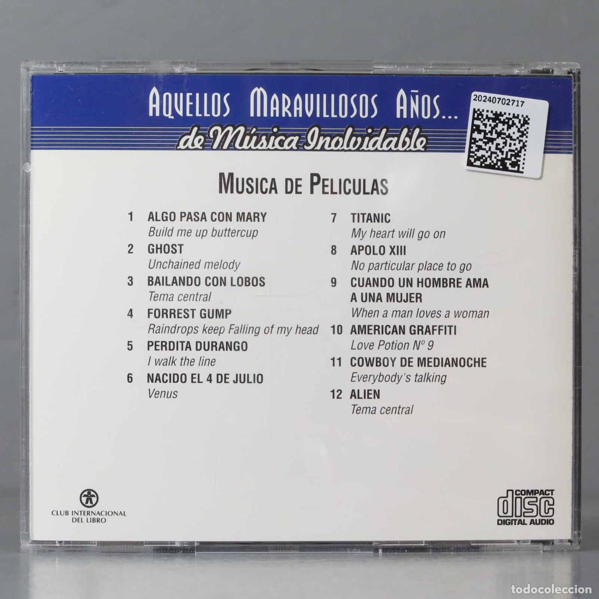 CDs de m&uacute;sica: CD. MUSICA DE PELICULAS - Foto 2
