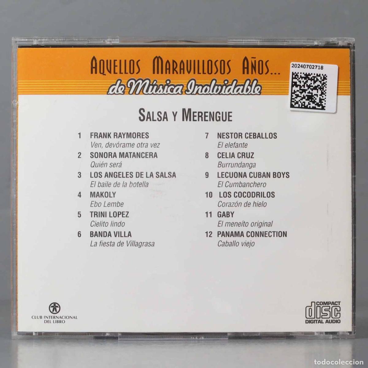 CDs de m&uacute;sica: CD. SALSA Y MERENGUE - Foto 2