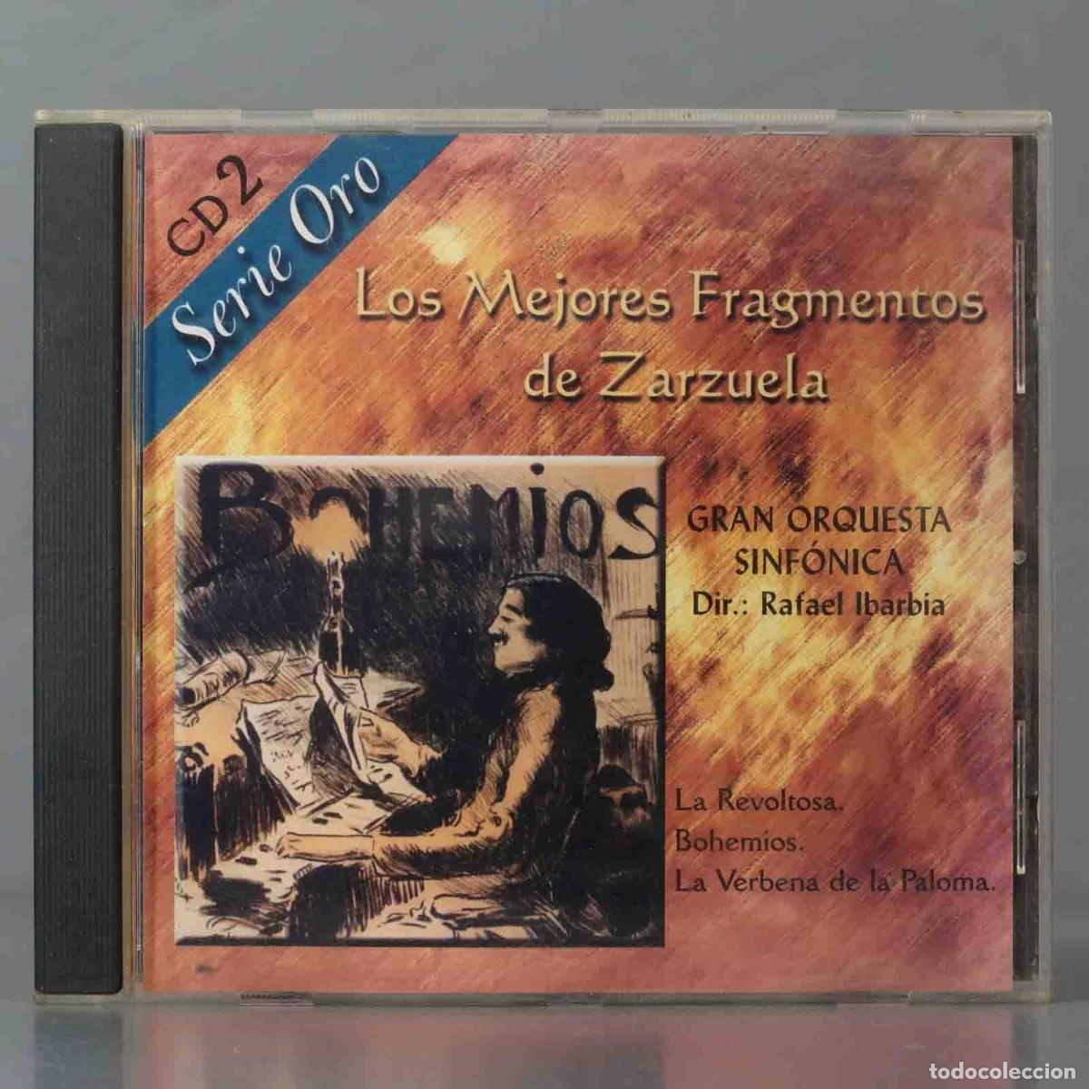 Musik-CDs: CD. LOS MEJORES FRAGMENTOS DE LA ZARZUELA. 2. IBARBIA. LA REVOLTOSA BOHEMIOS. VERBENA PALOMA