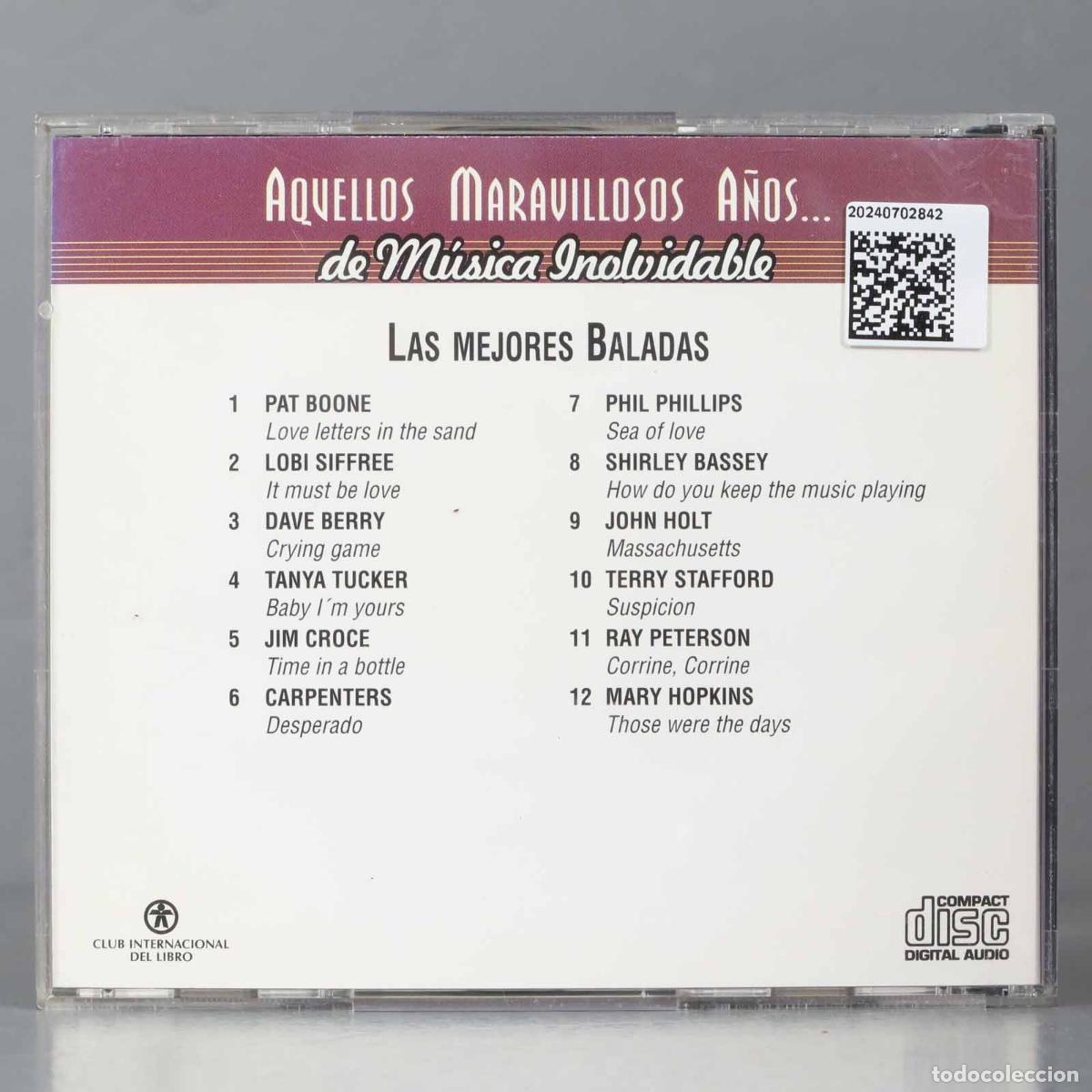 CDs de m&uacute;sica: CD. LAS MEJORES BALADAS - Foto 2