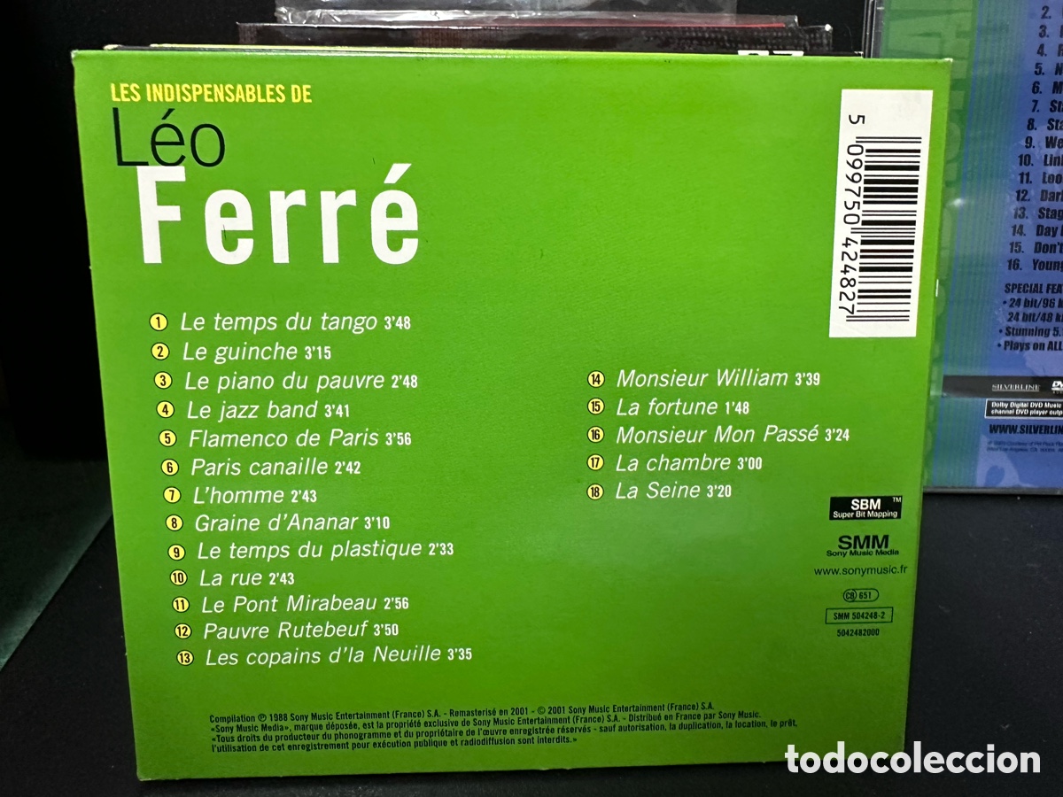 CDs de m&uacute;sica: L&eacute;o Ferr&eacute; - Les Indispensables De L&eacute;o Ferr&eacute; (CD, Comp) - Foto 2