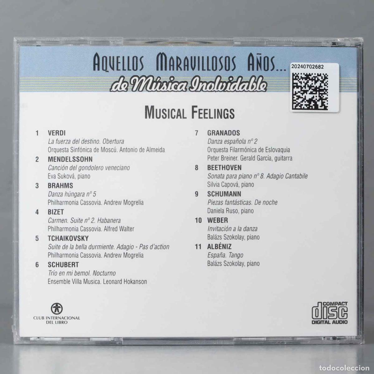 CDs de m&uacute;sica: CD. MUSICAL FEELINGS. PRECINTADO - Foto 2
