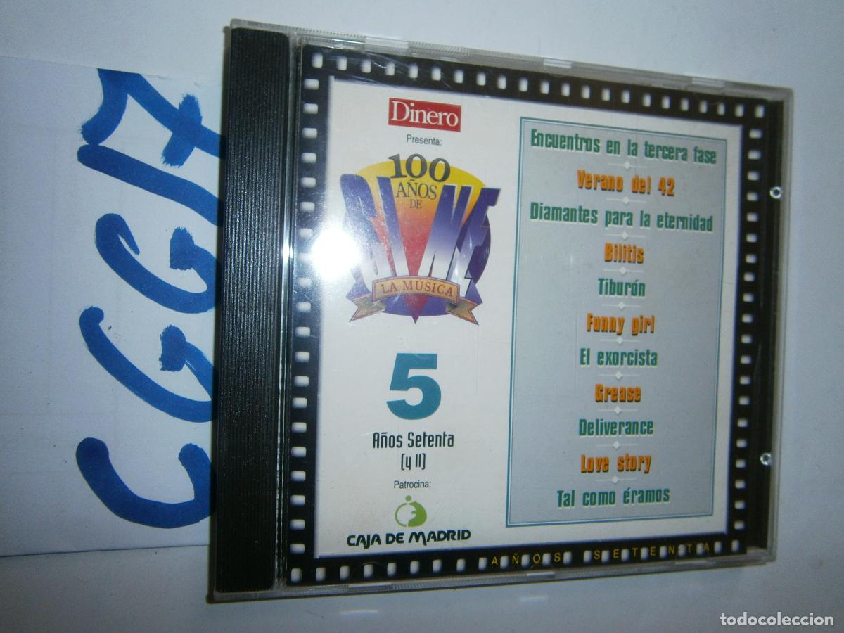 Music CDs: ANTIGUO CD - 100 A&Ntilde;OS DE CINE - LA MUSICA DE LOS A&Ntilde;OS SETENTA