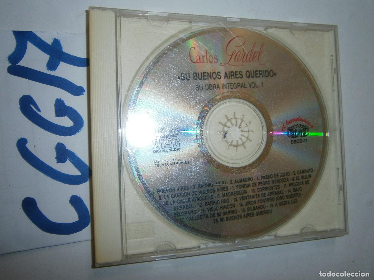 CDs de m&uacute;sica: ANTIGUO CD - CARLOS GARDEL - Foto 1