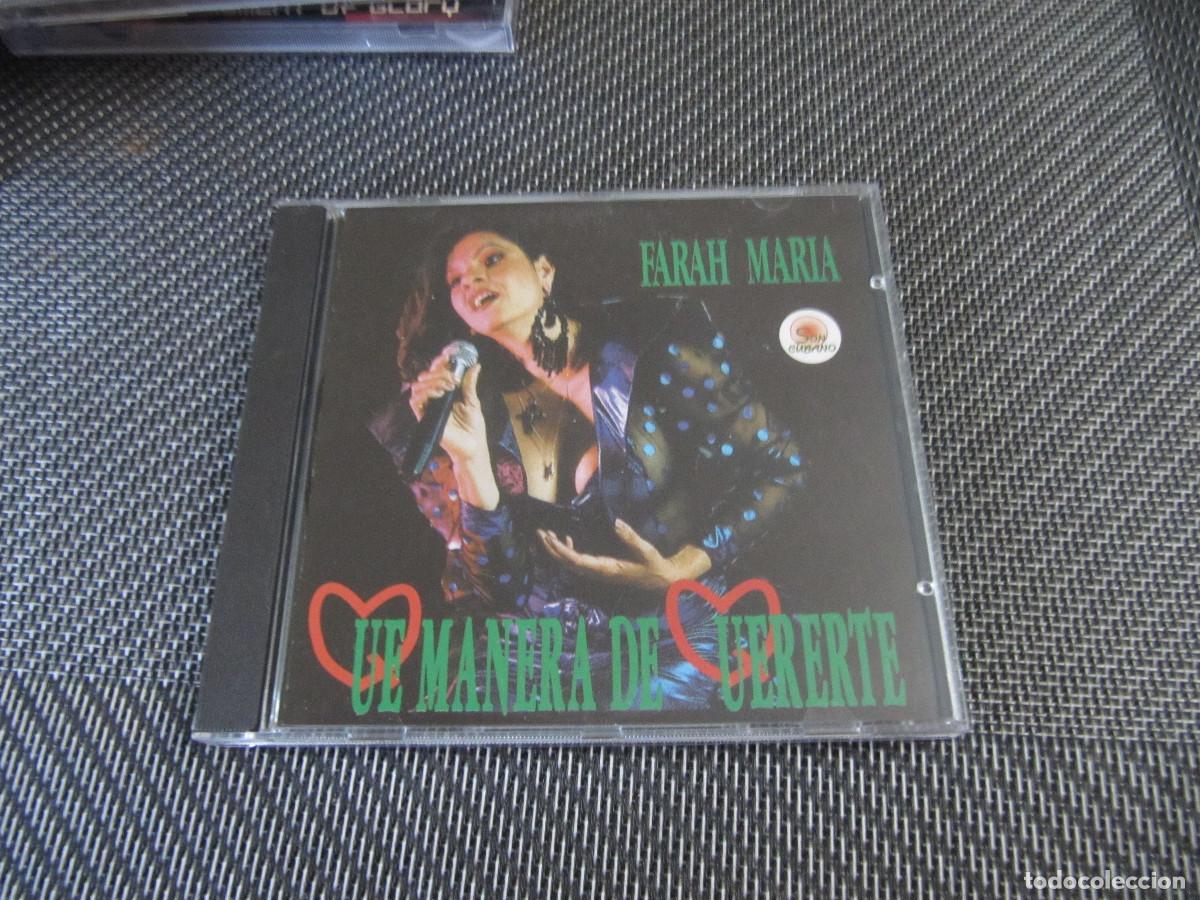 CDs de m&uacute;sica: FARAH MARIA - QUE MANERA DE QUERERTE - Foto 1