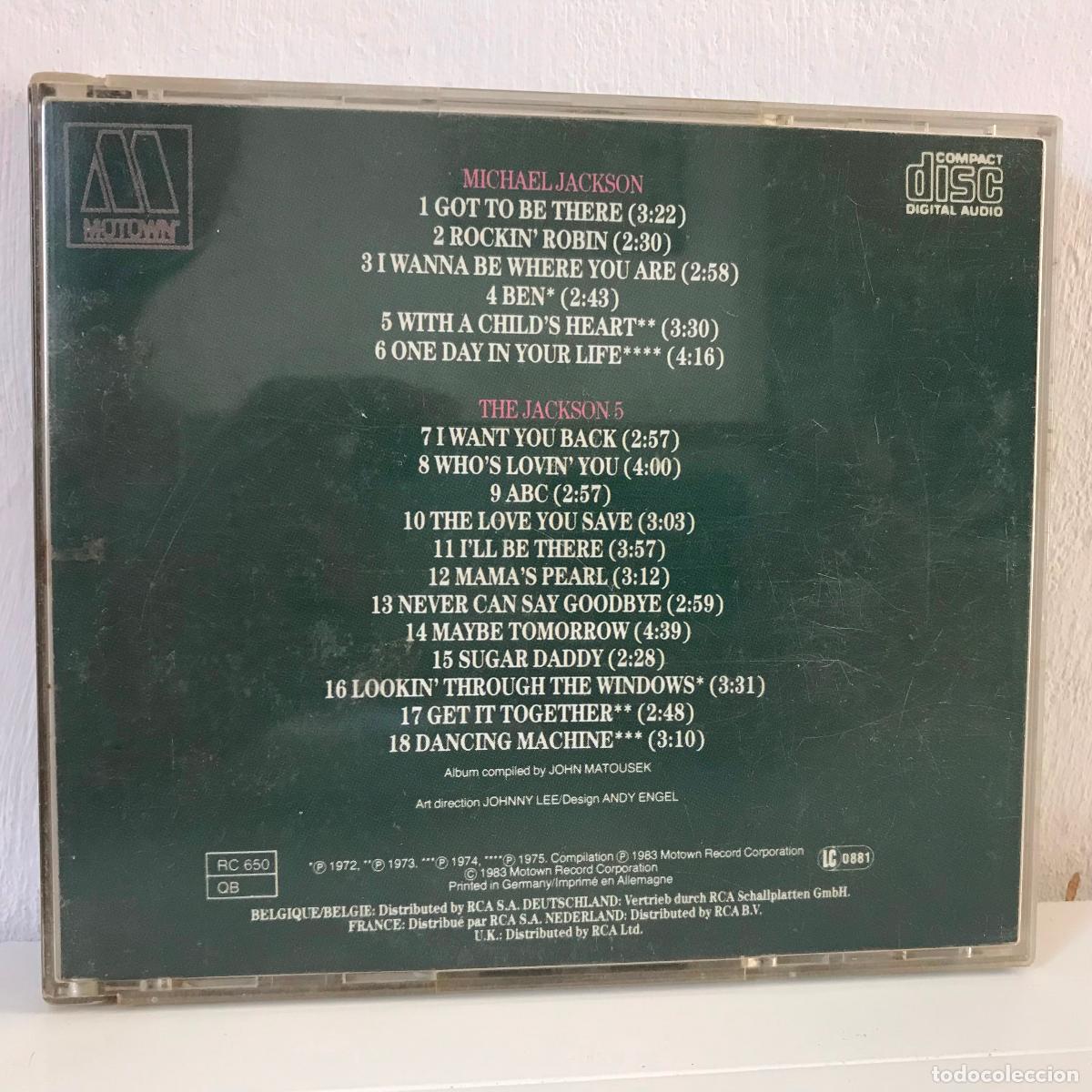 CDs de m&uacute;sica: Michael Jackson & The Jackson 5. 18 Greatest Hits - Foto 2