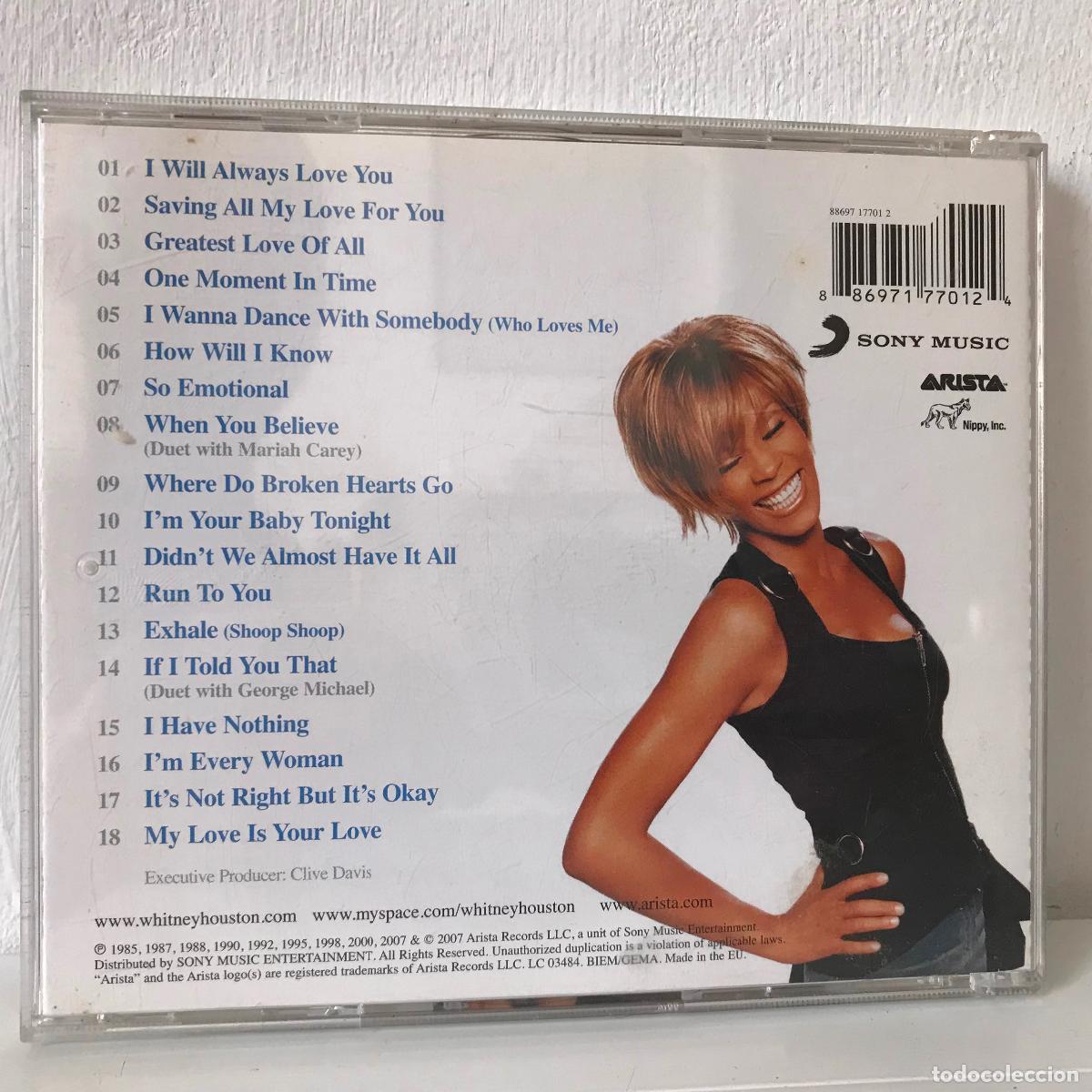 CDs de m&uacute;sica: Whitney Houston. The Ultimate Collection. - Foto 2