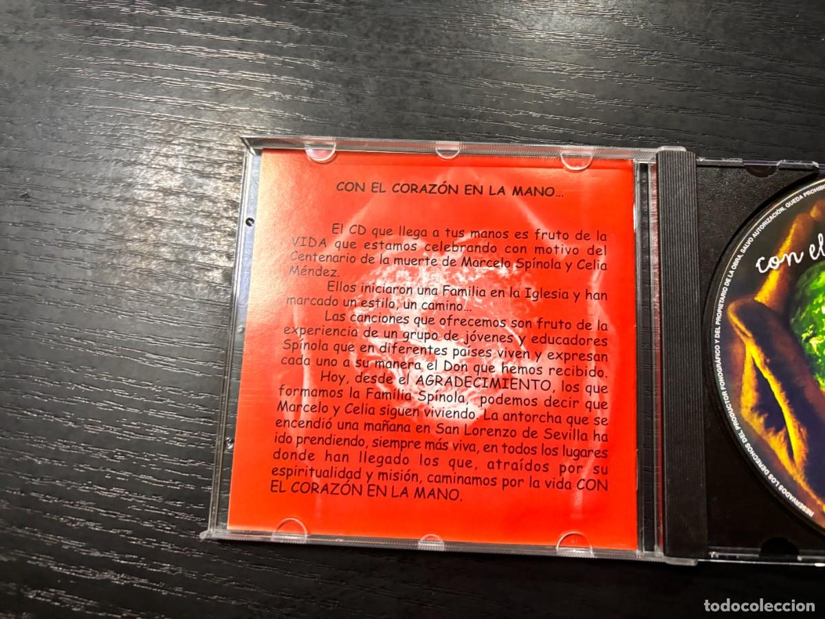 CDs de m&uacute;sica: CD - ESCLAVAS DEL DIVINO CORAZ&Oacute;N - CON EL CORAZ&Oacute;N EN LA MANO - 2007 - Foto 2