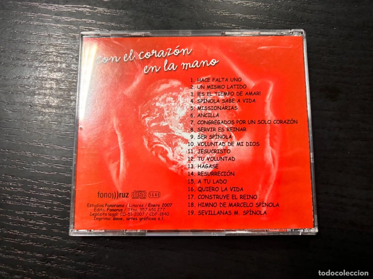 CDs de m&uacute;sica: CD - ESCLAVAS DEL DIVINO CORAZ&Oacute;N - CON EL CORAZ&Oacute;N EN LA MANO - 2007 - Foto 5