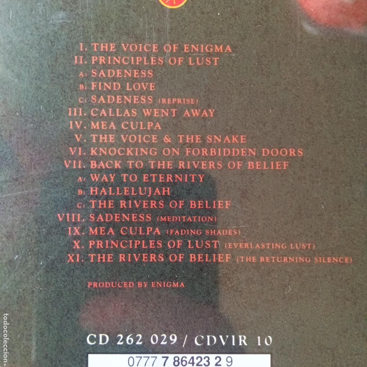 CDs de m&uacute;sica: ENIGMA, MCMXC A.D. THE LIMITED EDITION. CD - Foto 2