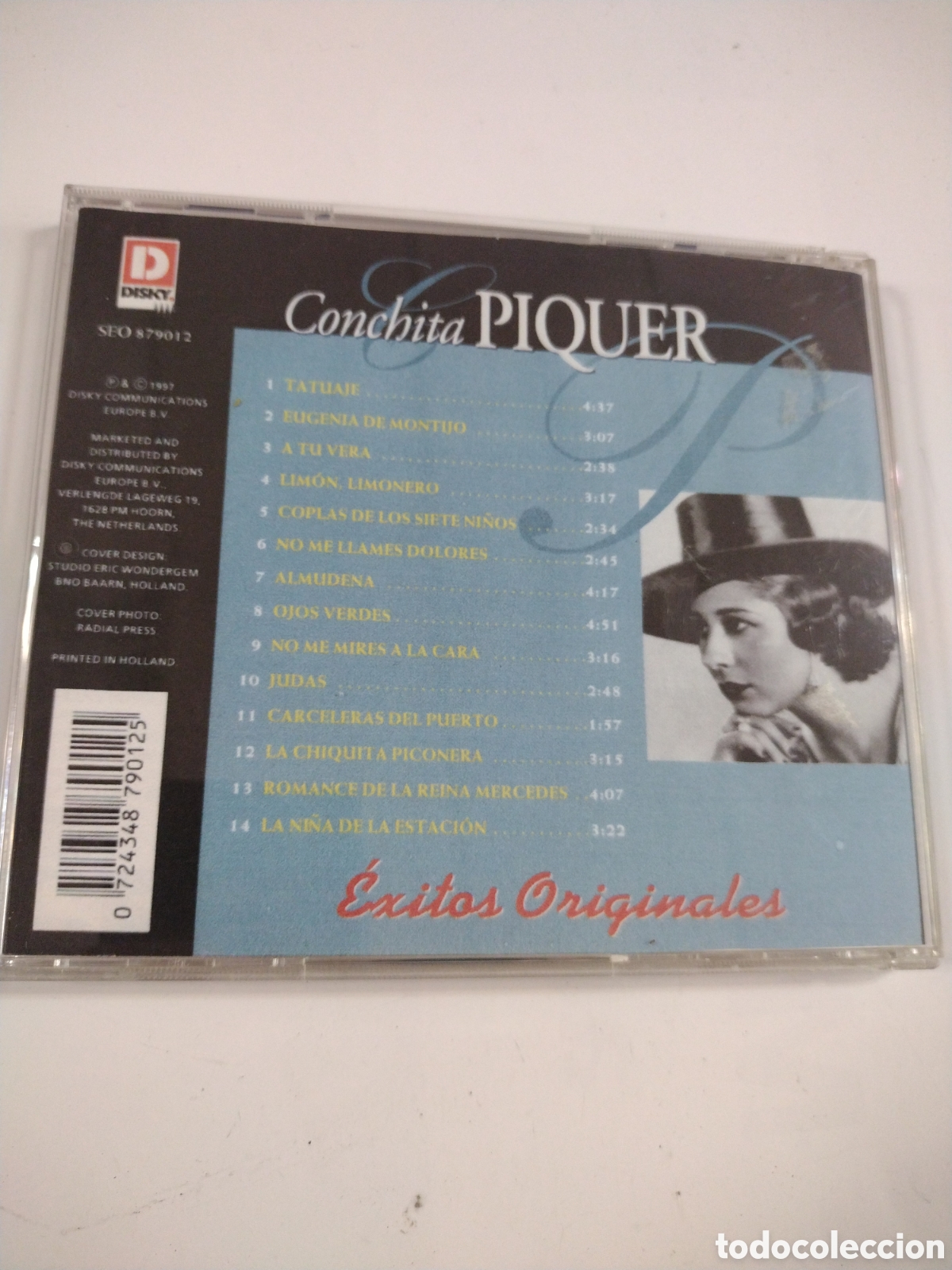CDs de m&uacute;sica: CONCHITA PIQUER. &Eacute;XITOS ORIGINALES. CD - Foto 2