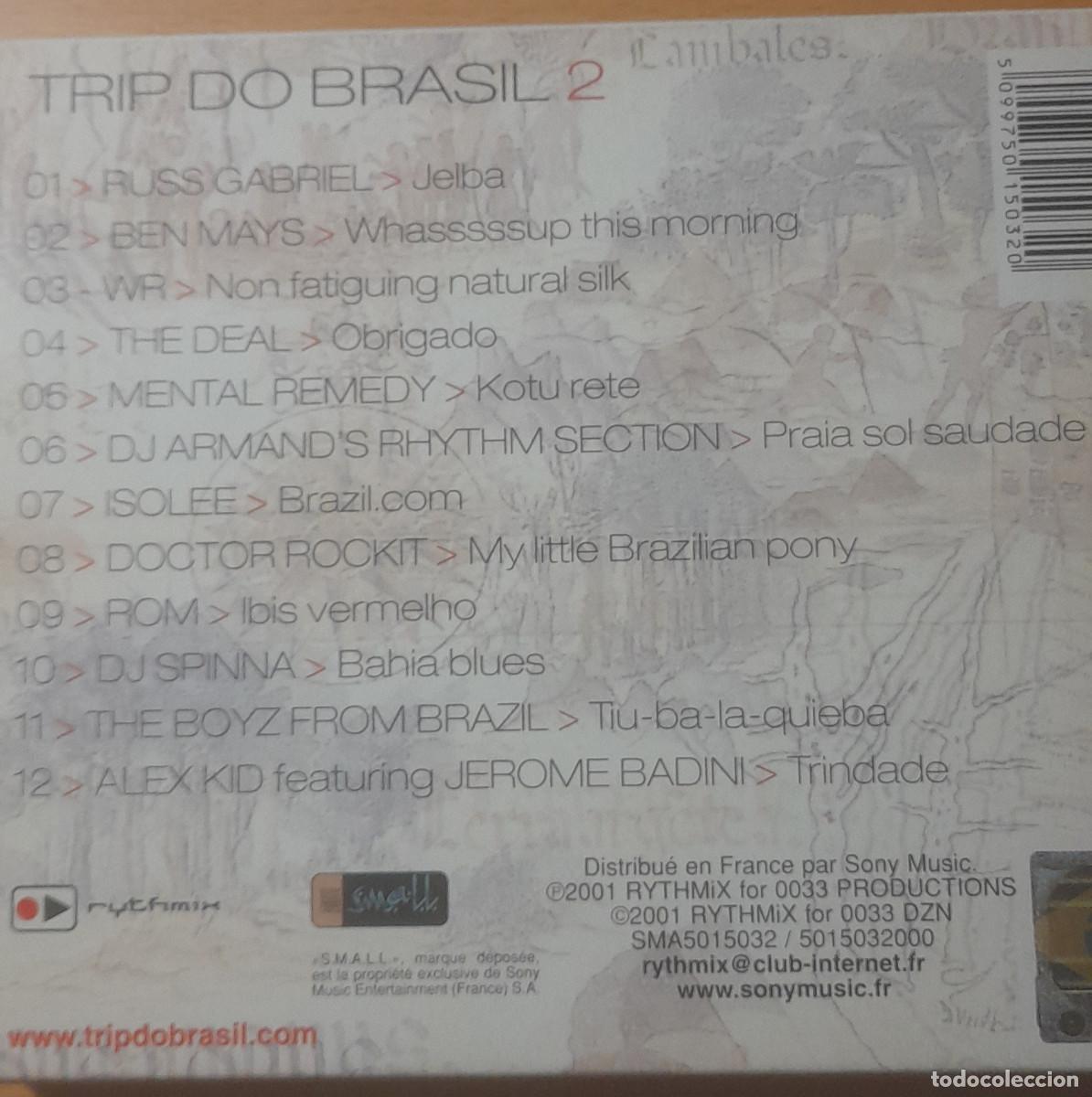 CDs de m&uacute;sica: trip do brasil 2 electronic beat - Foto 2