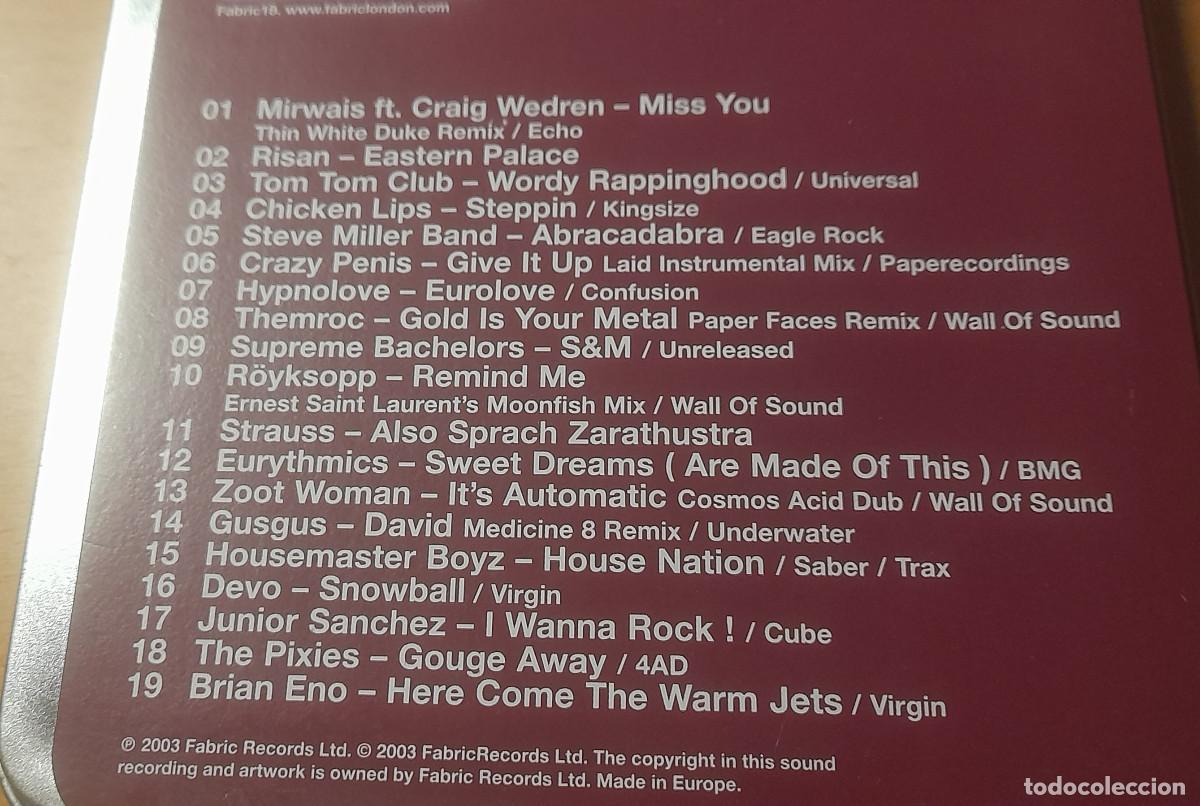 CDs de m&uacute;sica: jacques lu cont fabriclive 09 - Foto 2