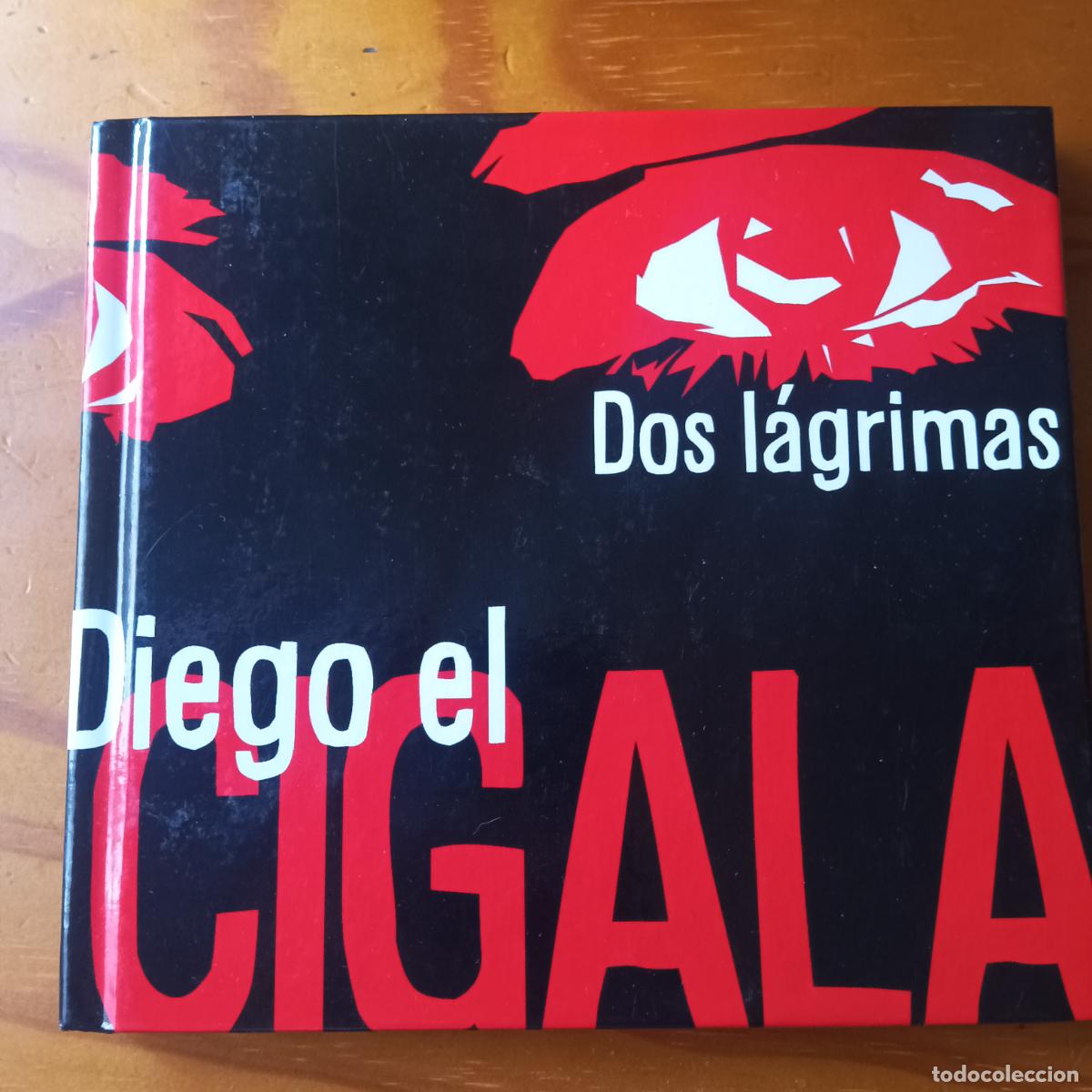 CDs de m&uacute;sica: DIEGO EL CIGALA CD + LIBRO. DOS LAGRIMAS - Foto 1