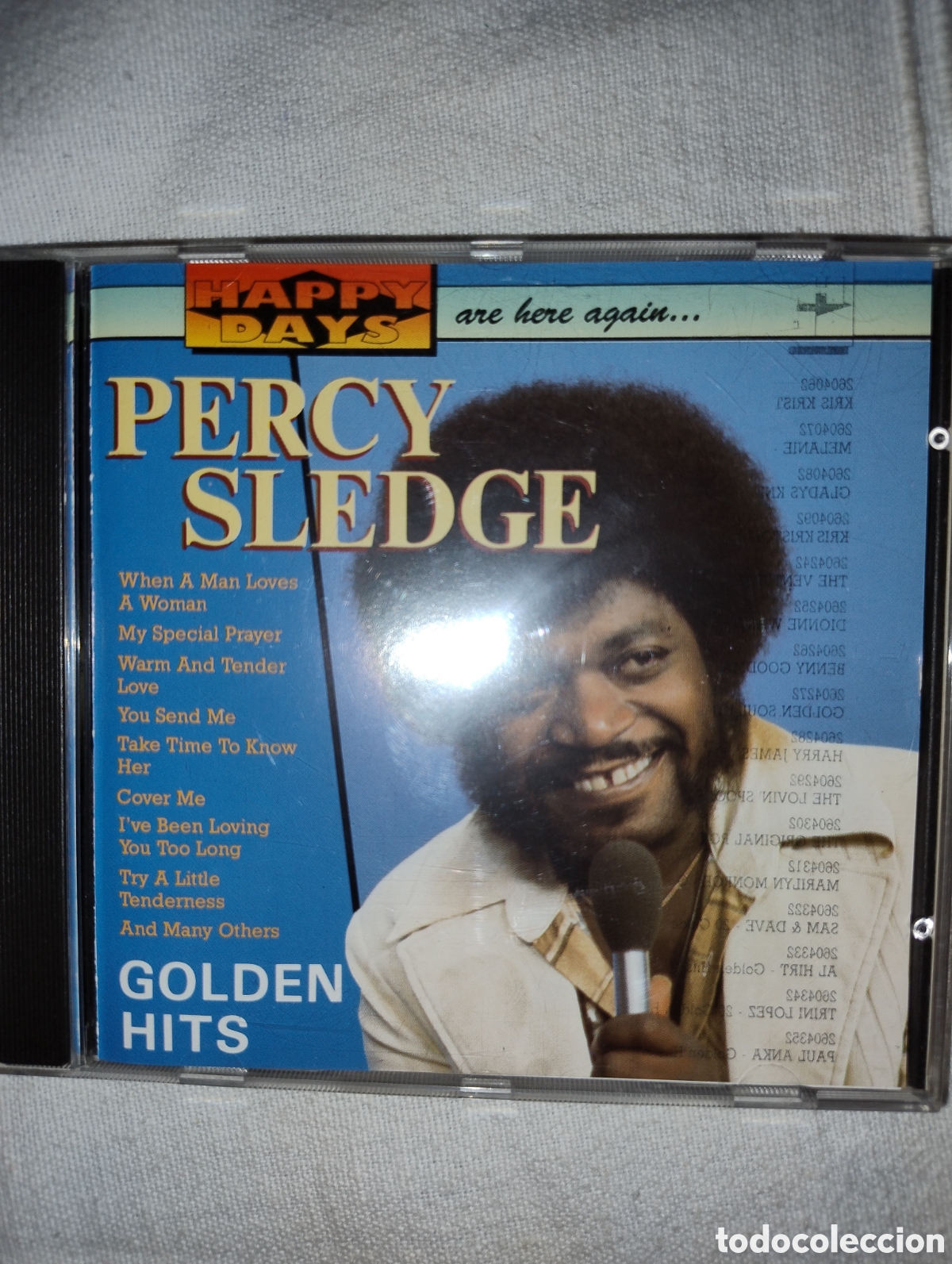 CDs de m&uacute;sica: Percy Sledge golden hits cd - Foto 1