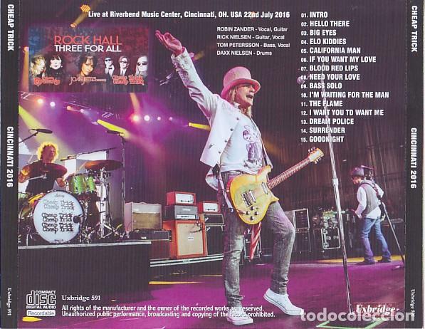 CDs de m&uacute;sica: CD CHEAP TRICK - Live in Cincinnati 2016 - Foto 2