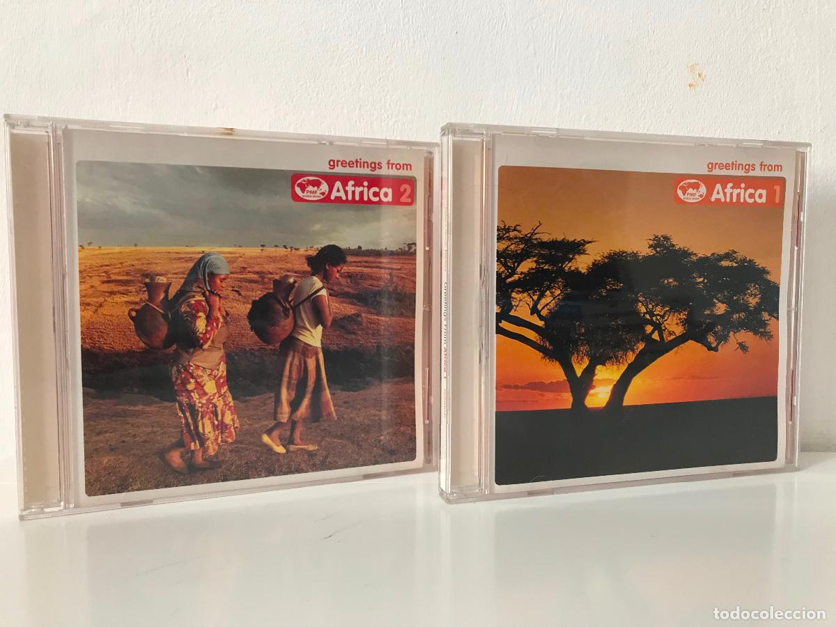 CDs de m&uacute;sica: Greetings from &Aacute;frica 1 y 2. - Foto 1