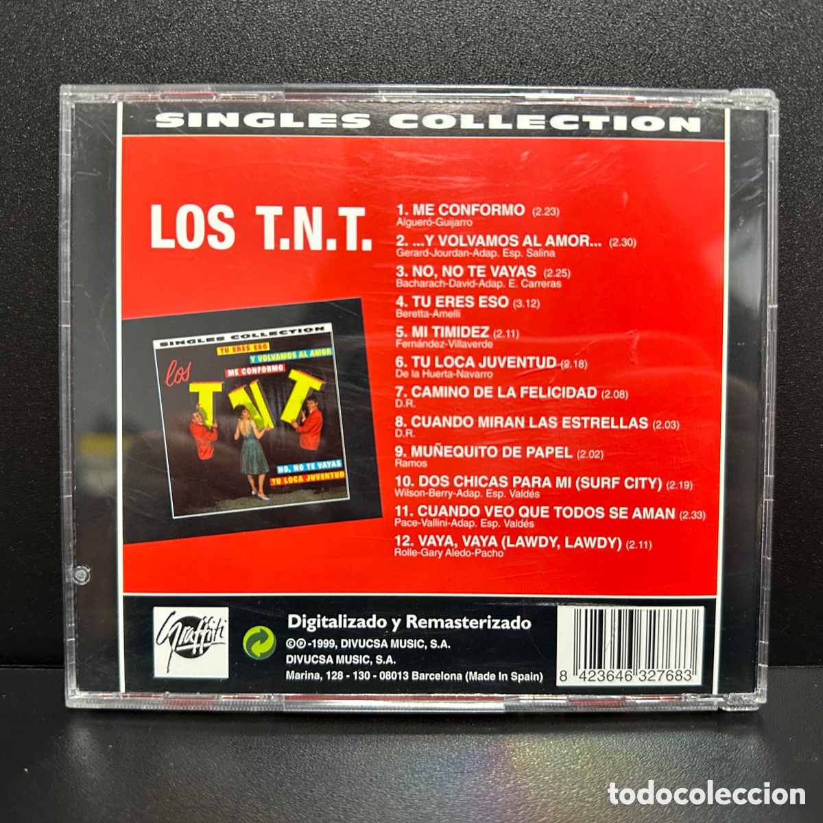 CDs de m&uacute;sica: Los TNT - Singles Collection (CD, Comp) - Foto 2