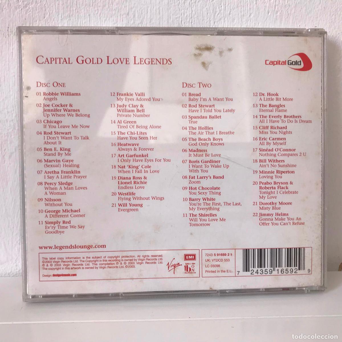 CDs de m&uacute;sica: Love Legends. 2 CDs PEDIDO M&Iacute;NIMO 5&euro; - Foto 2