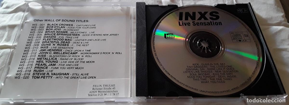 CDs de m&uacute;sica: CD - INXS - LIVE SENSATION - UNOFFICIAL - Foto 3
