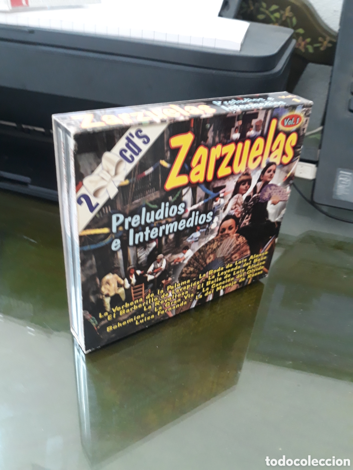 Music CDs: ZARZUELAS - PRELUDIOS E INTERMEDIOS VOL.1 Y 2 - PACIFIC - 2 CD