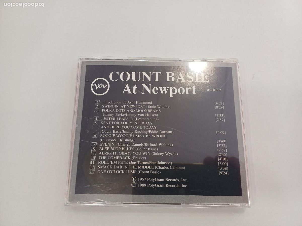 CDs de m&uacute;sica: COUNT BASIE AT NEWPORT/CD. - Foto 3