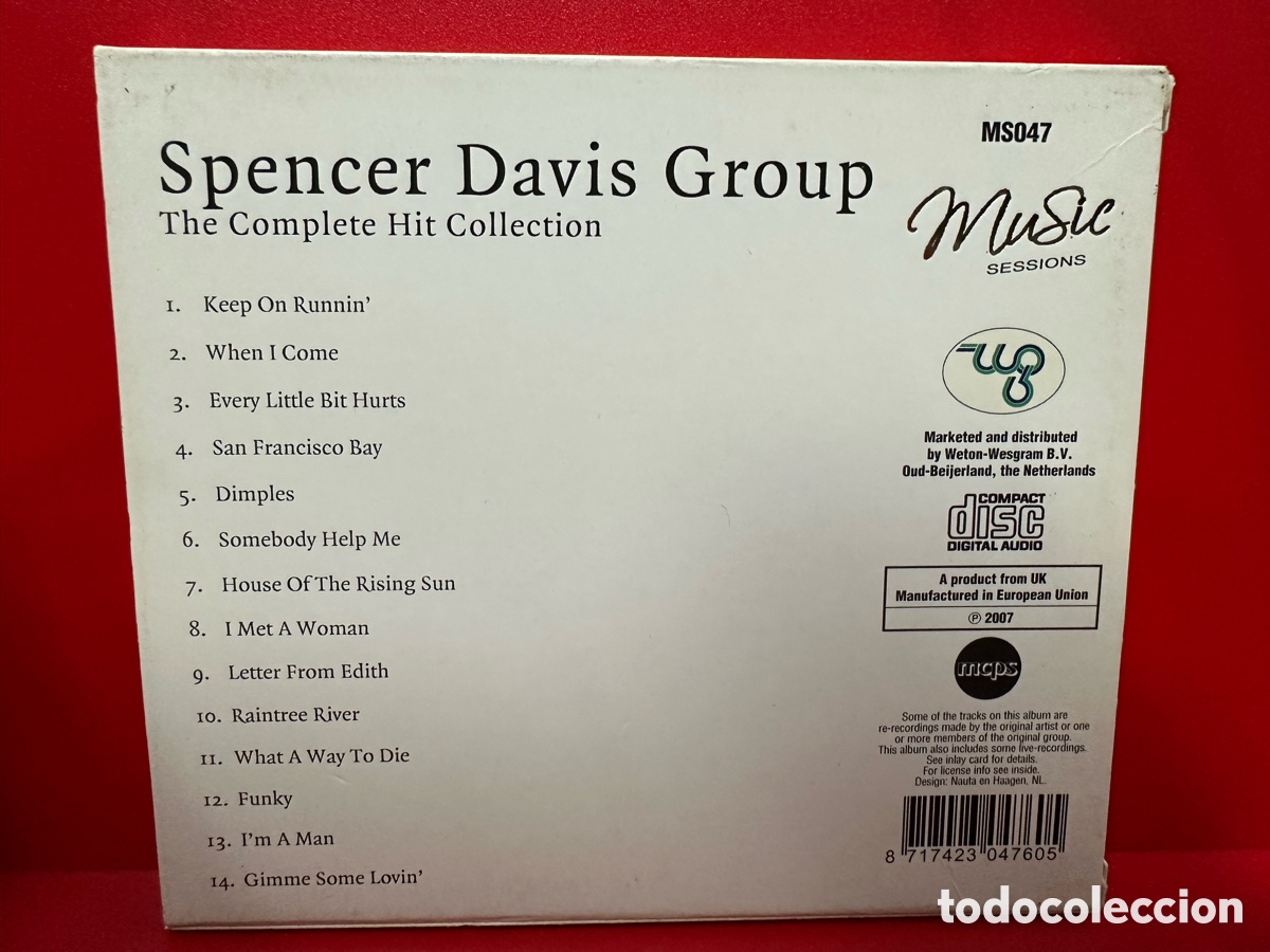 CDs de m&uacute;sica: The Spencer Davis Group - The Complete Hit Collection (CD, Comp) - Foto 2