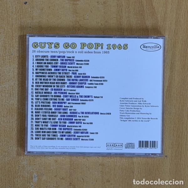 CDs de m&uacute;sica: VARIOS - GUYS GO POP 1965 - CD - Foto 2