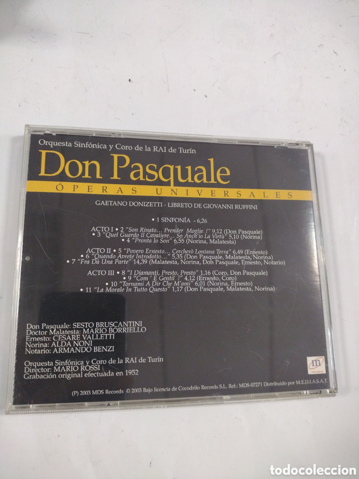 CDs de m&uacute;sica: Operas Universales. Don Pasquale. CD - Foto 2