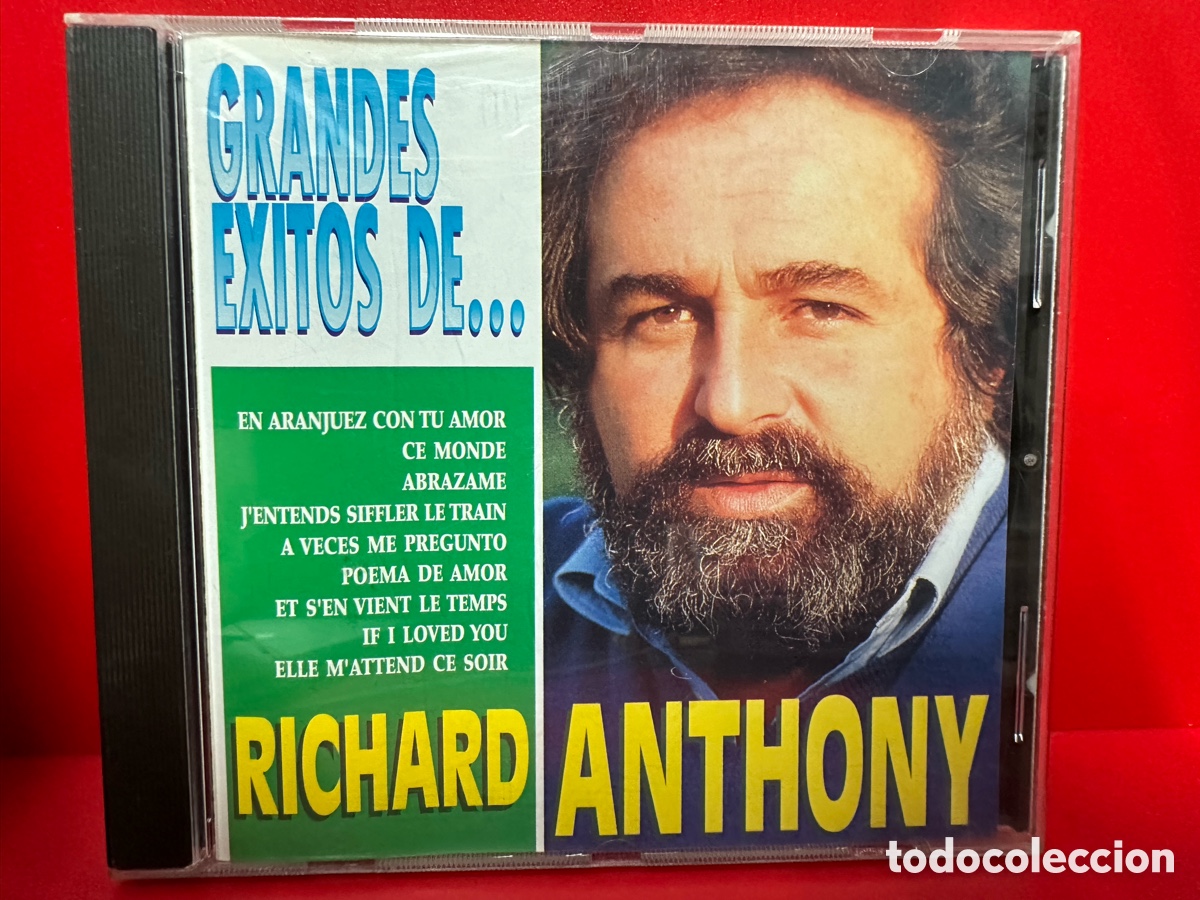CDs de m&uacute;sica: Ricardo Anthony - Grandes Exitos de Richard Anthony (CD, Comp) - Foto 1