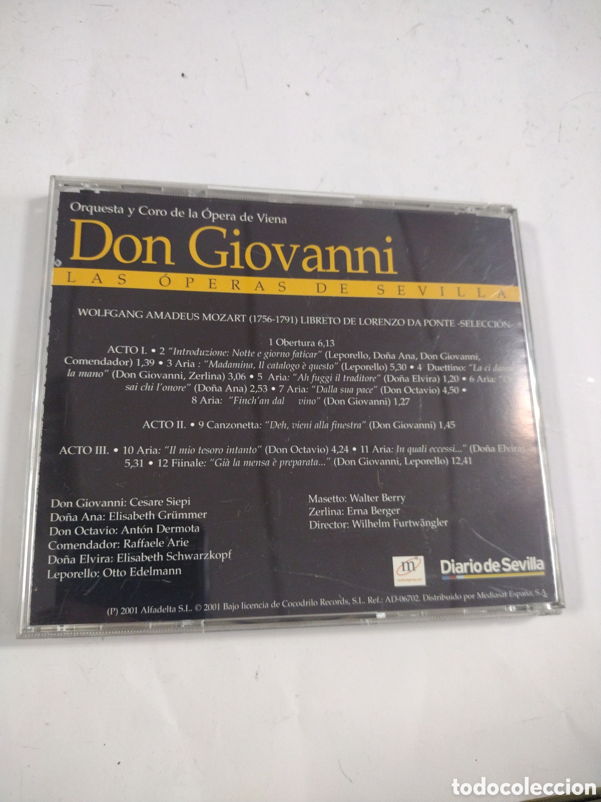 CDs de m&uacute;sica: Operas Universales. Don Giovanni. CD - Foto 2