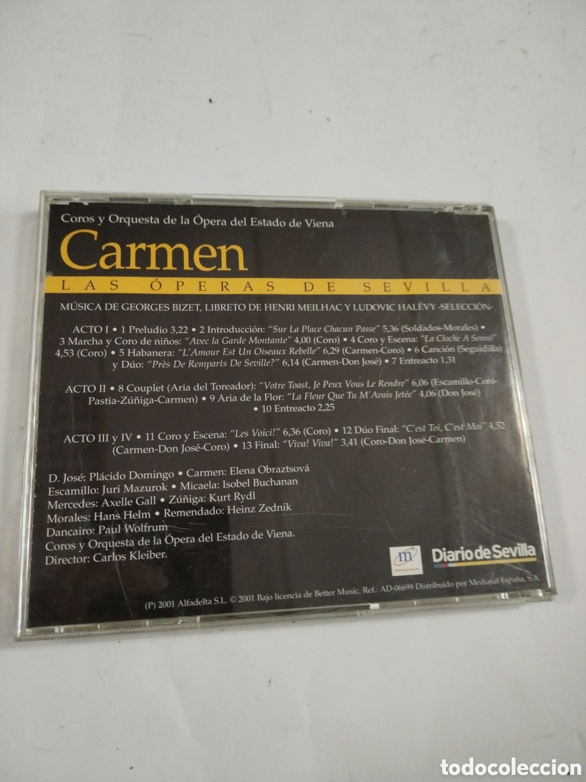 CDs de m&uacute;sica: Operas Universales. Carmen. CD - Foto 2