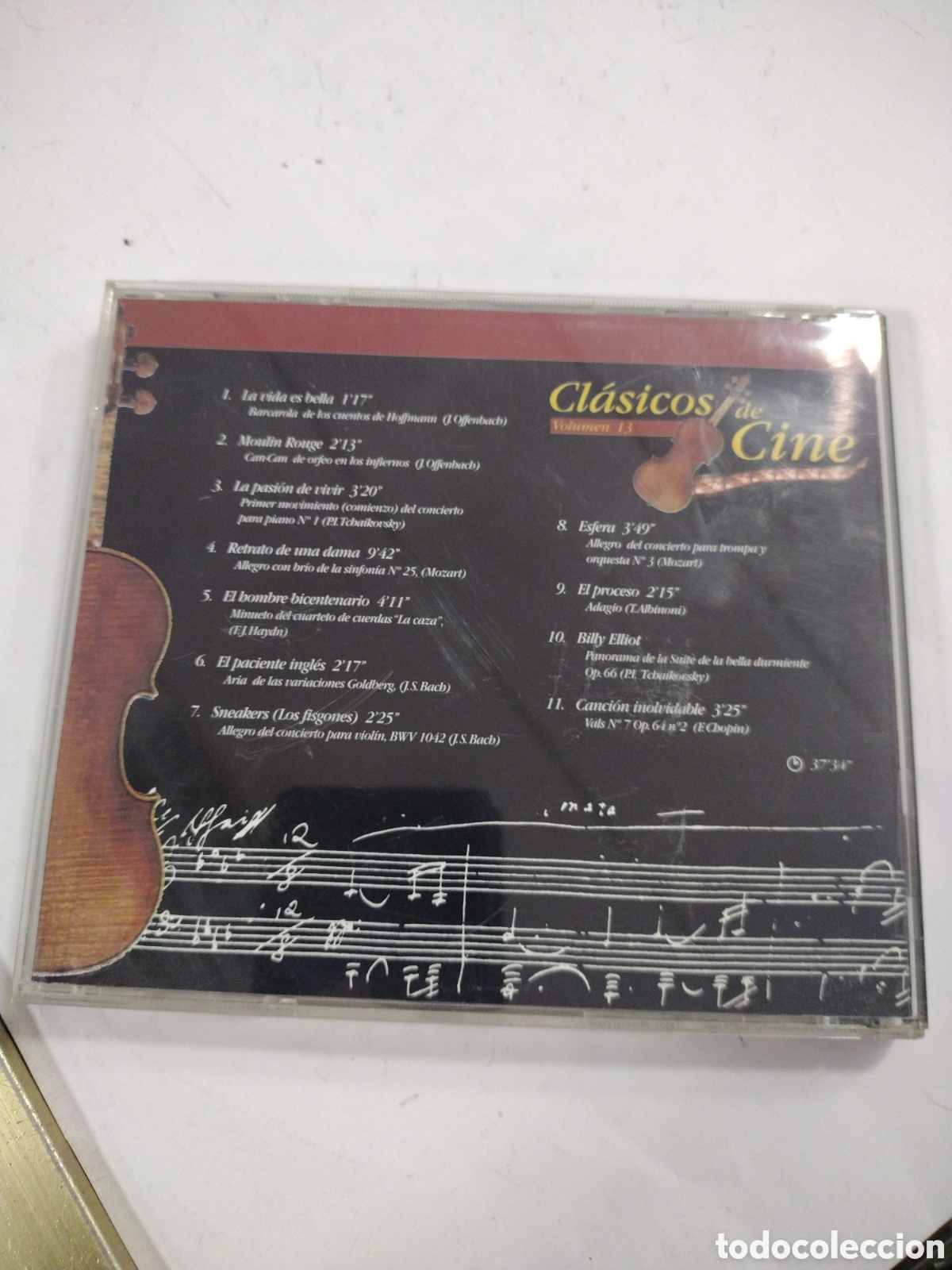 CDs de m&uacute;sica: Cl&aacute;sicos de Cine. Volumen 13. CD - Foto 2