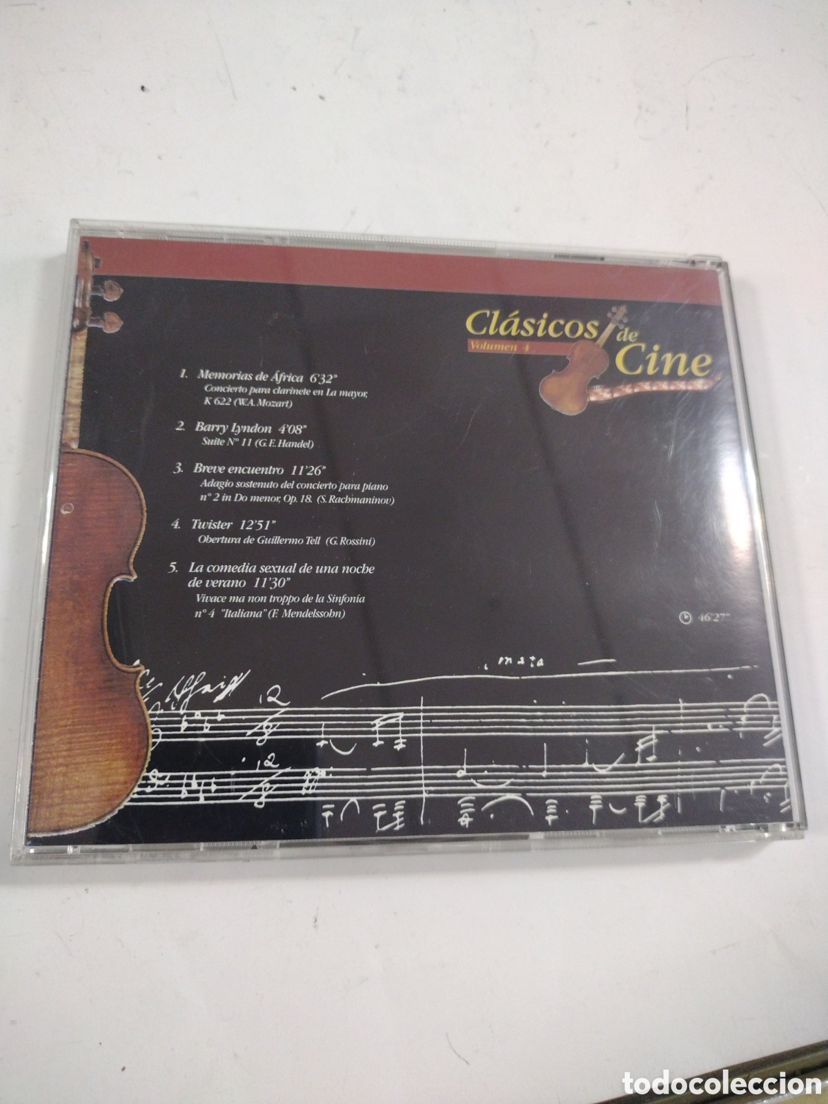 CDs de m&uacute;sica: Cl&aacute;sicos de Cine. Volumen 4. CD - Foto 2