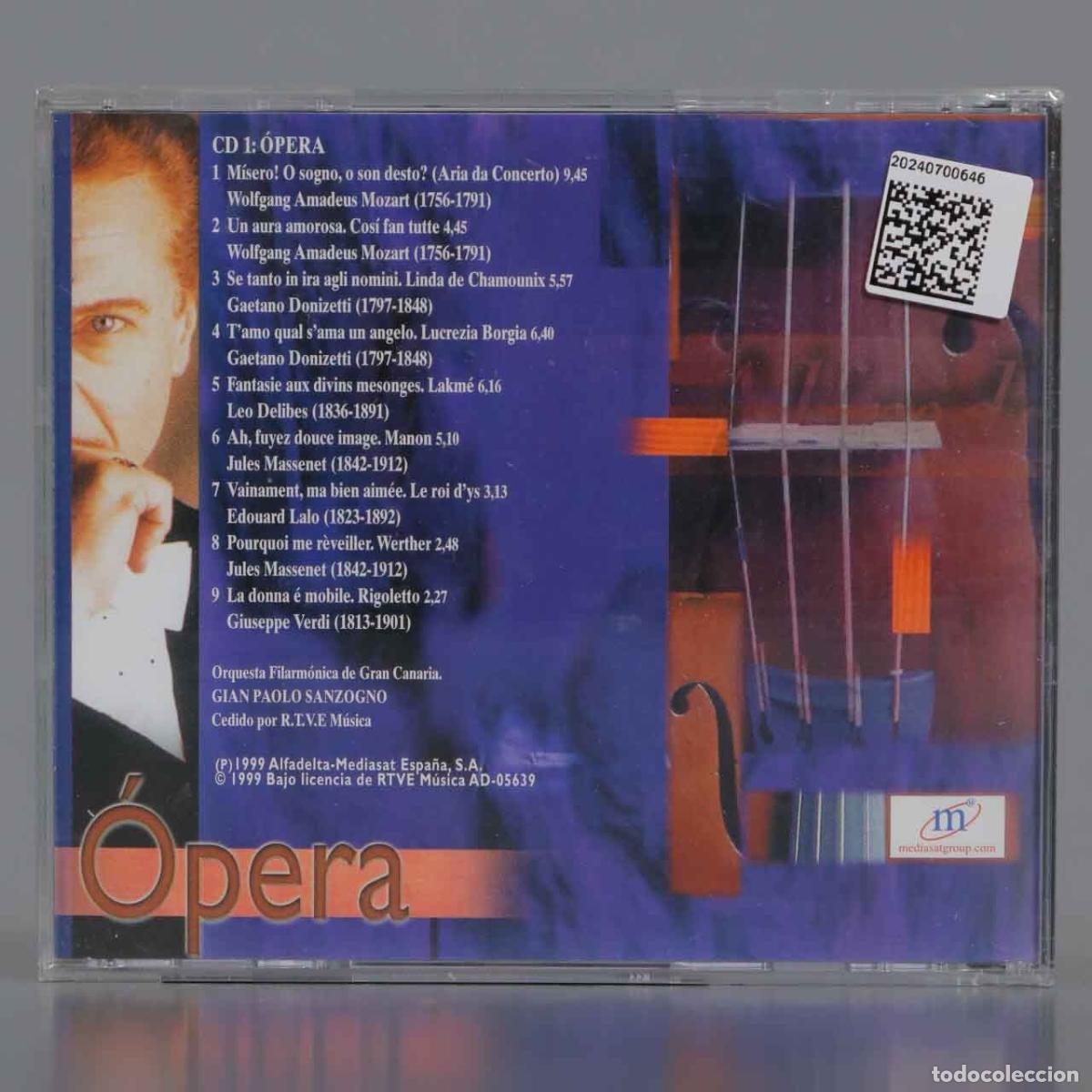CDs de m&uacute;sica: CD. HOMENAJE A ALFREDO KRAUS. OPERA. PRECINTADO - Foto 2
