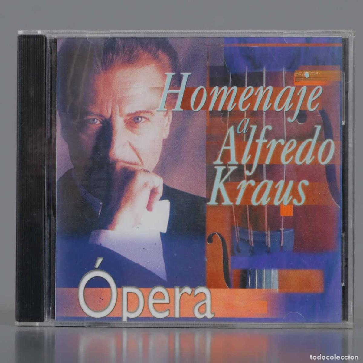 CDs de m&uacute;sica: CD. HOMENAJE A ALFREDO KRAUS. OPERA. PRECINTADO - Foto 1