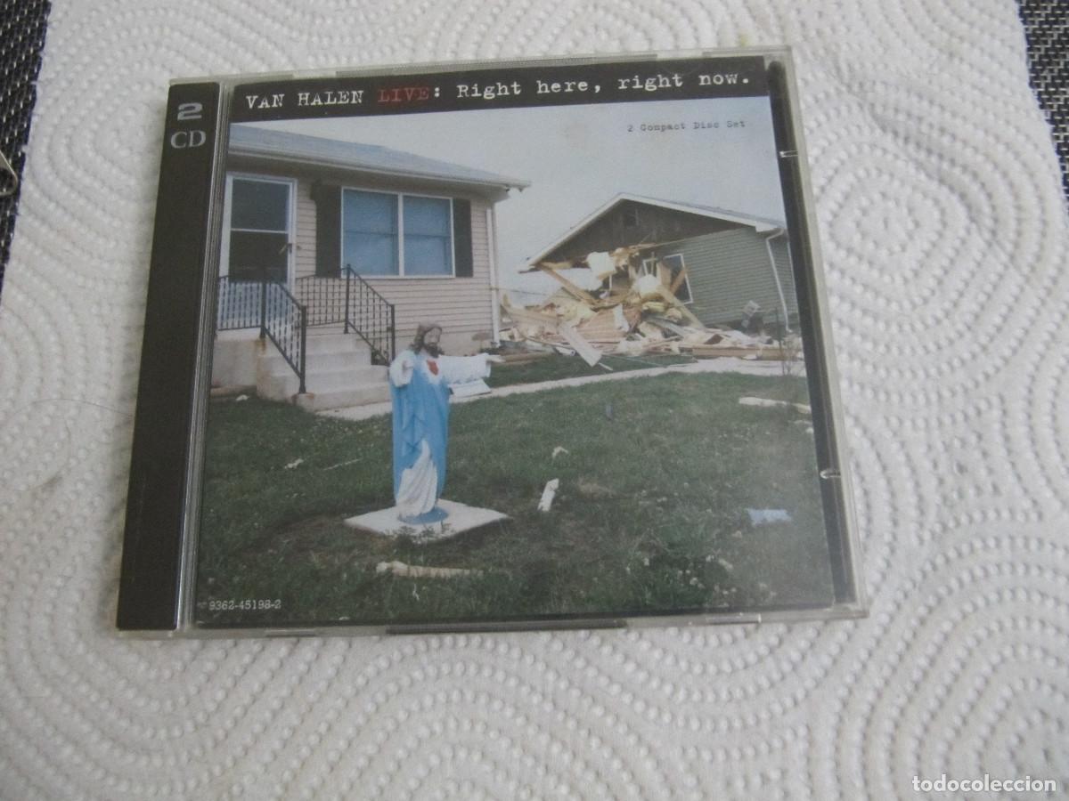 CDs de m&uacute;sica: VAN HALEN &lrm;&ndash; LIVE: RIGHT HERE, RIGHT NOW. DOBLE-CD - Foto 1