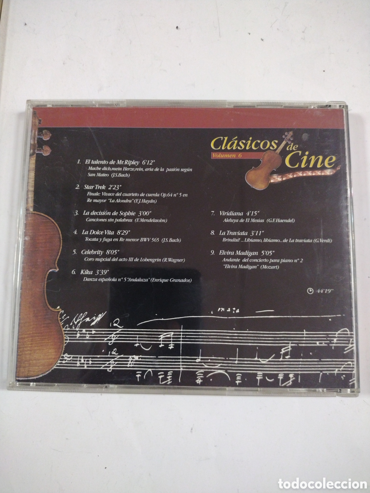CDs de m&uacute;sica: Cl&aacute;sicos de Cine. Volumen 6. CD - Foto 2
