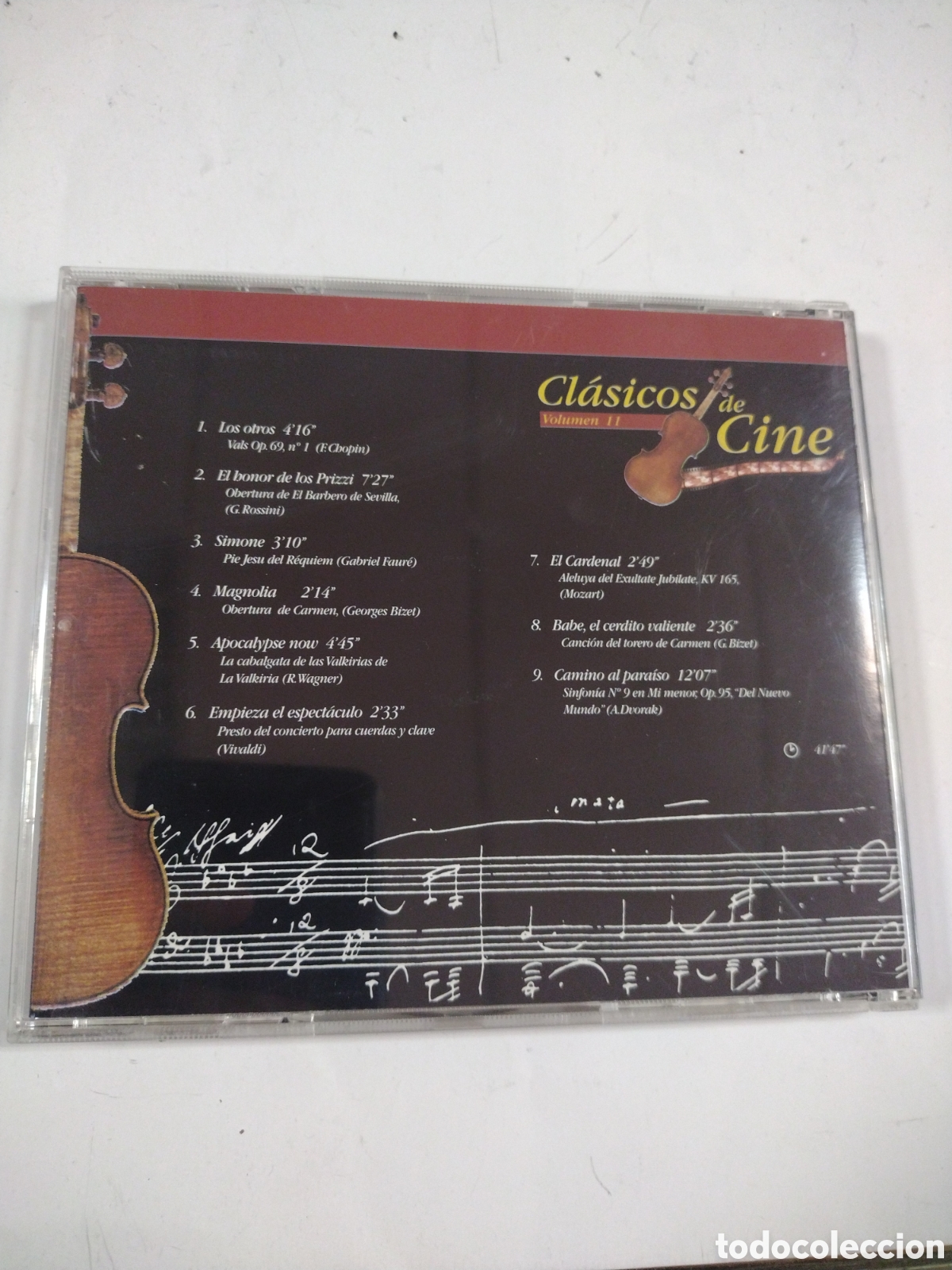 CDs de m&uacute;sica: Cl&aacute;sicos de Cine. Volumen 11. CD - Foto 2