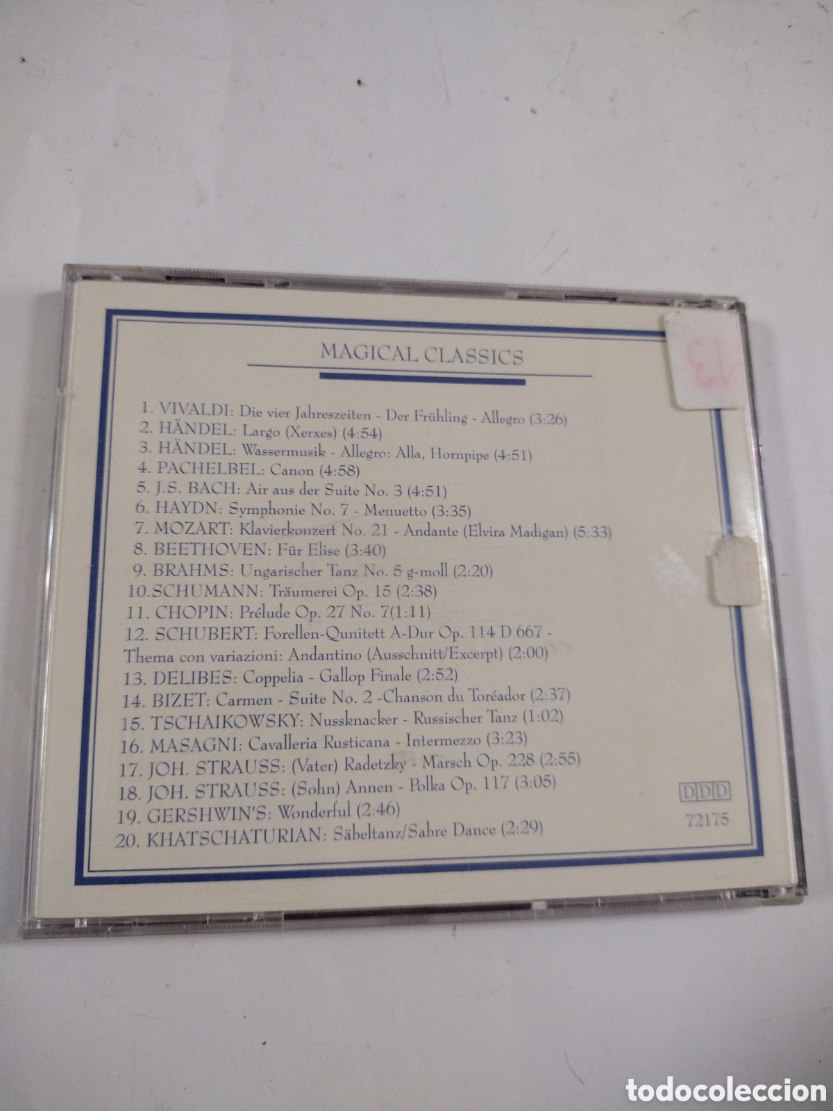 CDs de m&uacute;sica: Magical Classics. Fine Art Collection. CD - Foto 2