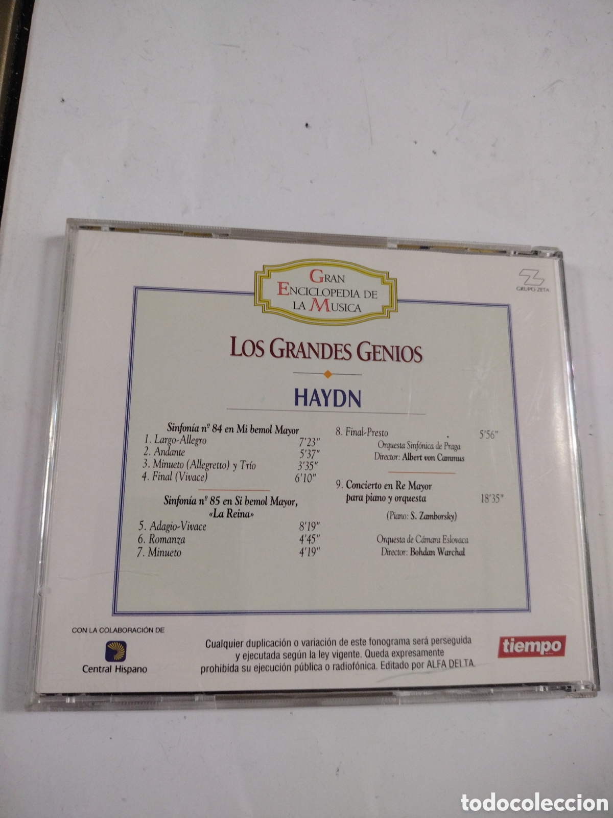CDs de m&uacute;sica: Los Grandes Genios. Haydn. CD - Foto 2