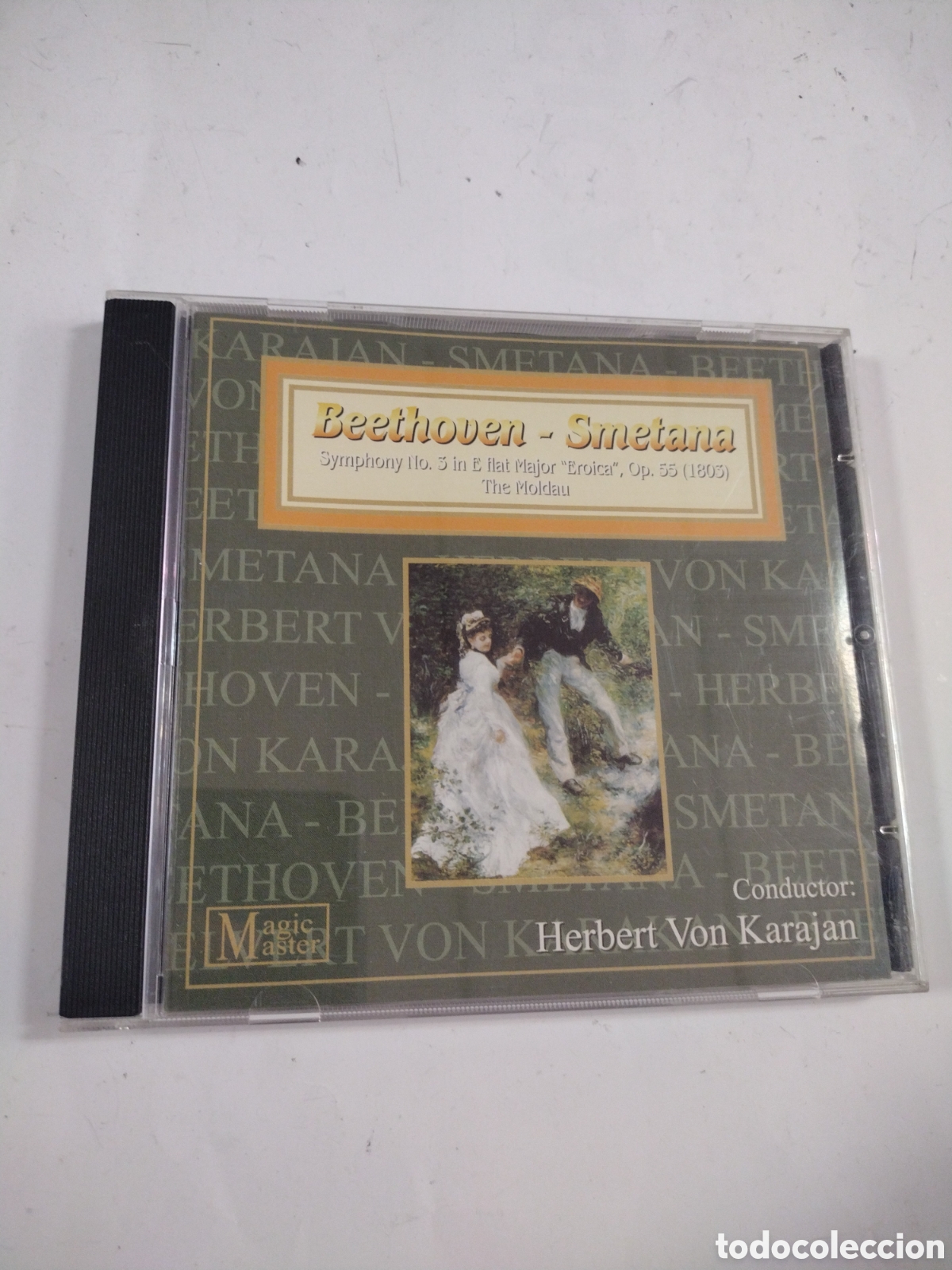 CDs de m&uacute;sica: Beethoven. Smetana. Herbert Von Karjan. CD - Foto 1