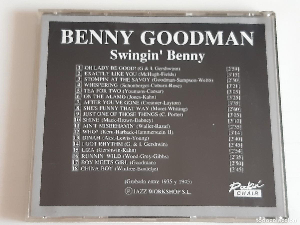 CDs de m&uacute;sica: Benny Goodman Swingin Benny - Foto 3
