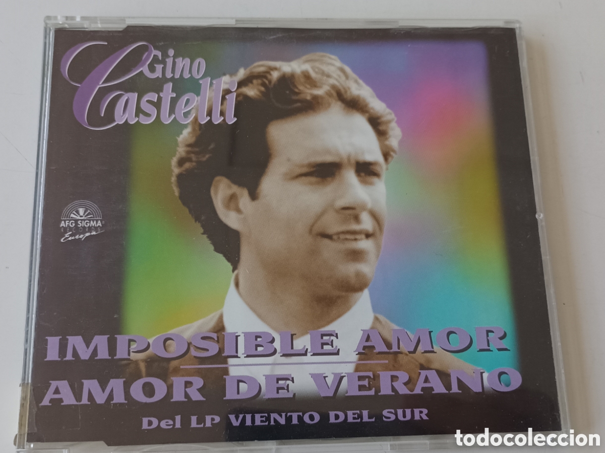 CDs de m&uacute;sica: Gino Castelli - Imposible amor (cd sg) - Foto 1