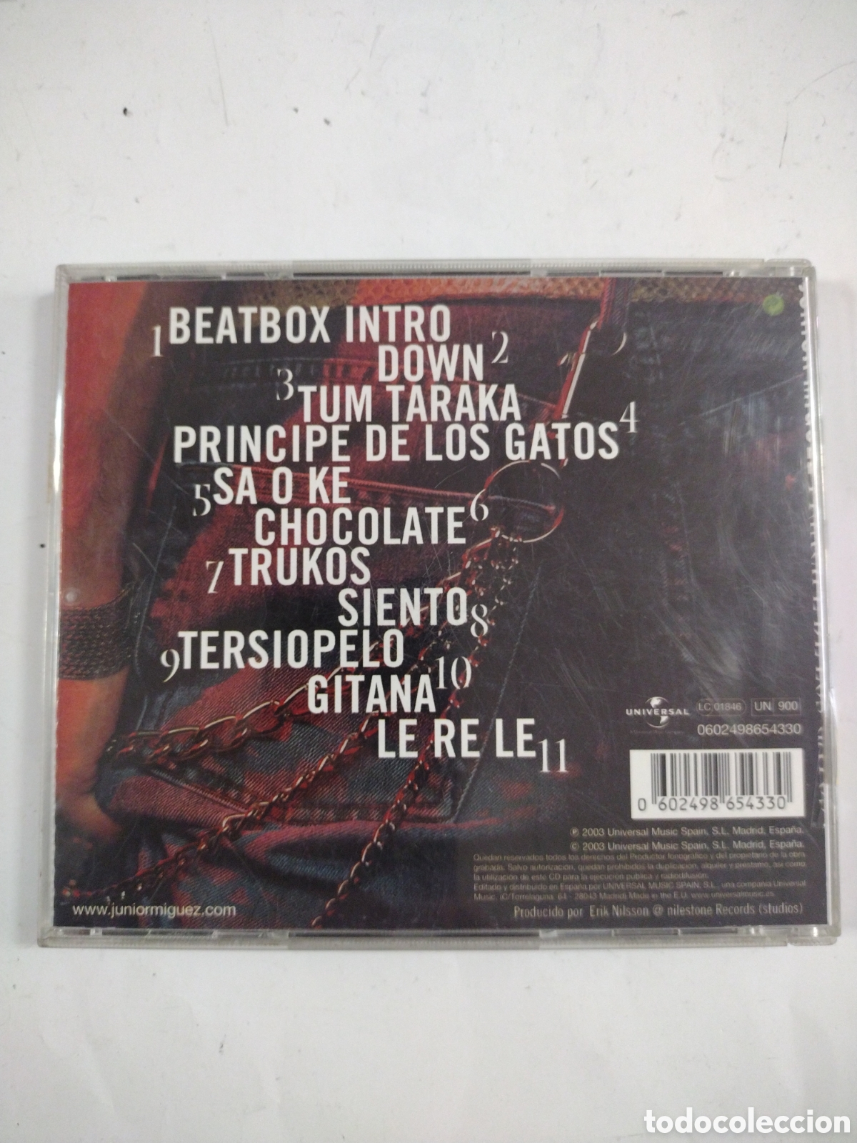 CDs de m&uacute;sica: JUNIOR. EL PRINCIPE DE LOS GATOS. CD - Foto 2
