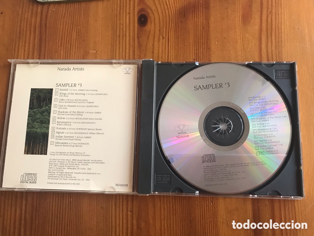 CDs de m&uacute;sica: Sampler # 3. Narada artists - Foto 3