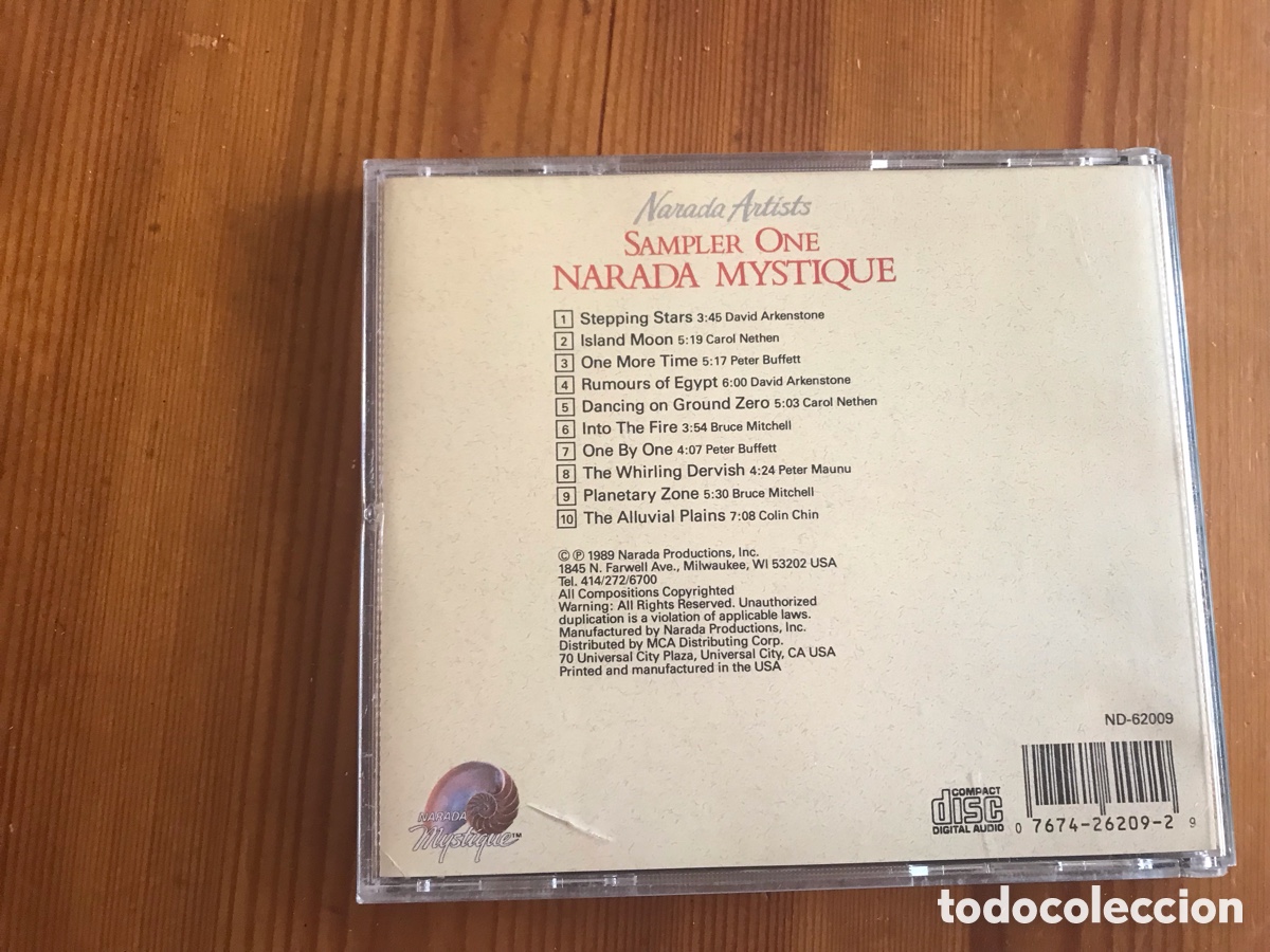 CDs de m&uacute;sica: Sampler One. Narada mystique - Foto 2